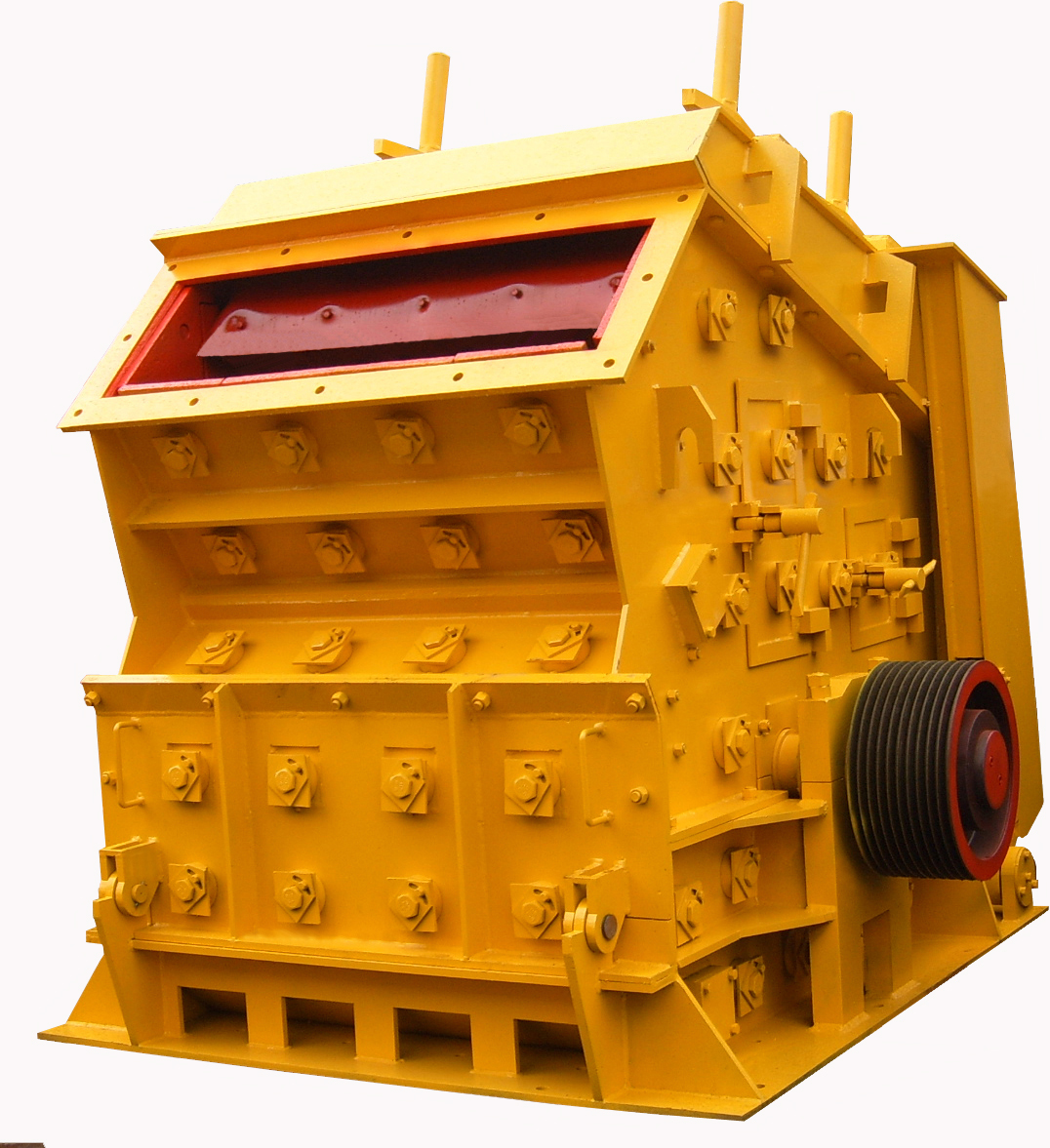 High-efficiency crusher for second-crushing and shaping