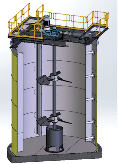 gold CIL plant and leaching tank working principle.png